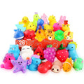 nobasco Squishies 28 Pack Mochi Squishy Toys - Kawaii Cat Squishys Slow Rising Animals - Party Favors Goodie Bag Birthday Gifts Mini Squishies Stress Reliever Toy Pack