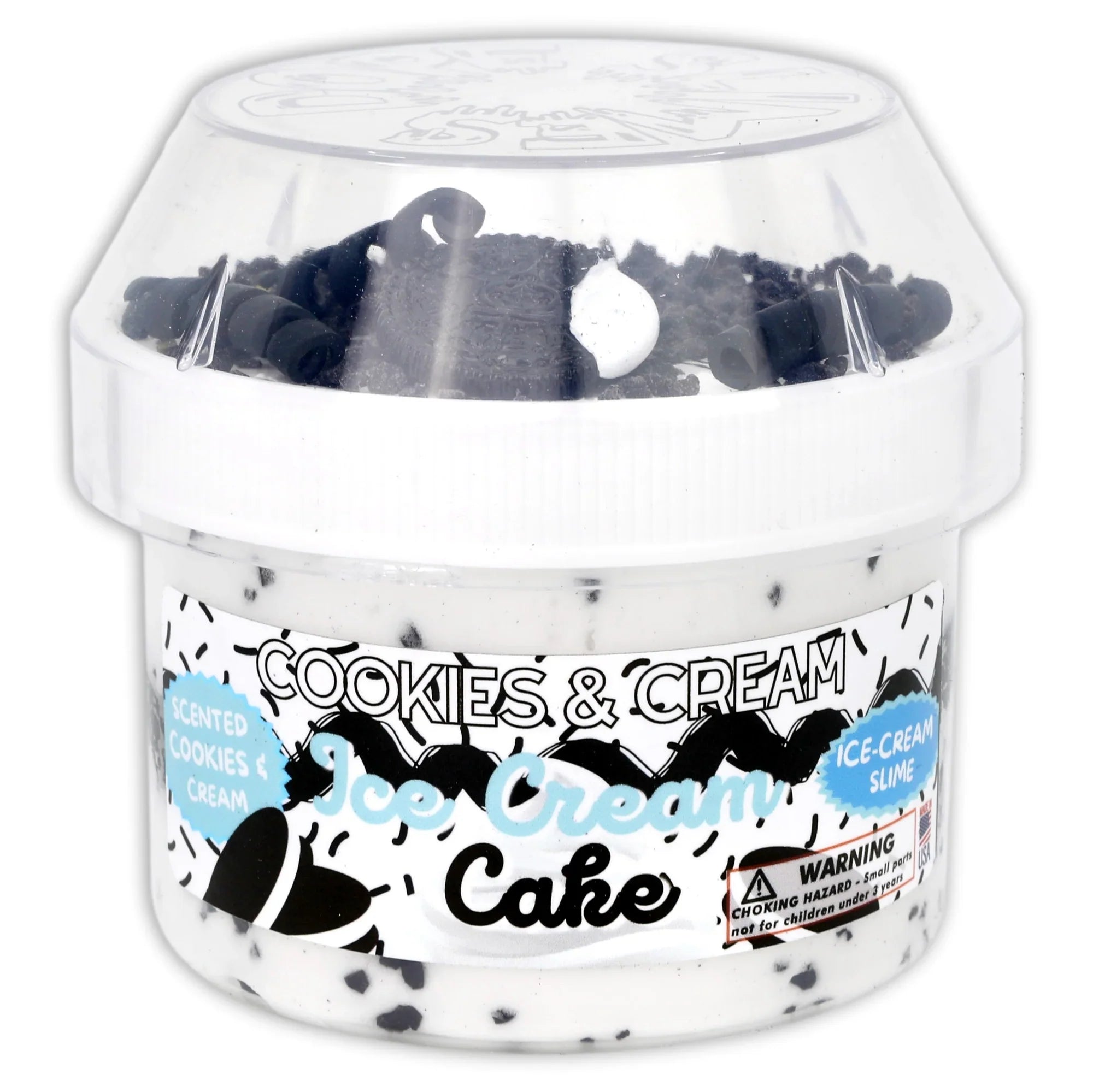 Cookies & Cream Ice Cream Cake Dope Slime