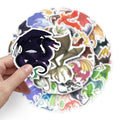 50 Dragon Stickers for Laptops Water Bottles & Notebooks