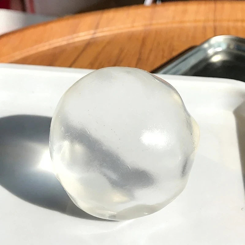 Transparent Mochi Squishy Toy | Coconut Oil Maltose Sensory Fidget for Adults