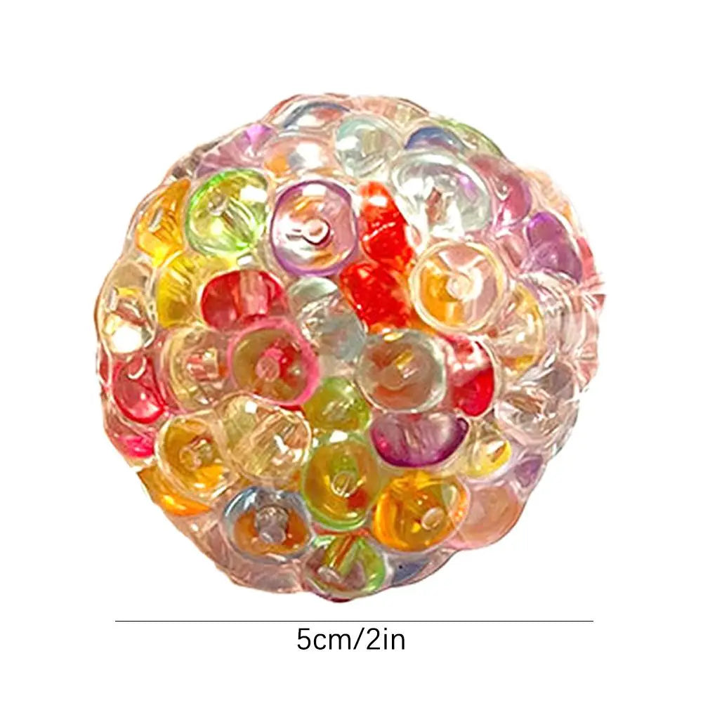 Creative Explosion Beads Squishy Balls | Slow Rebound Stress Relief Fidget Toy