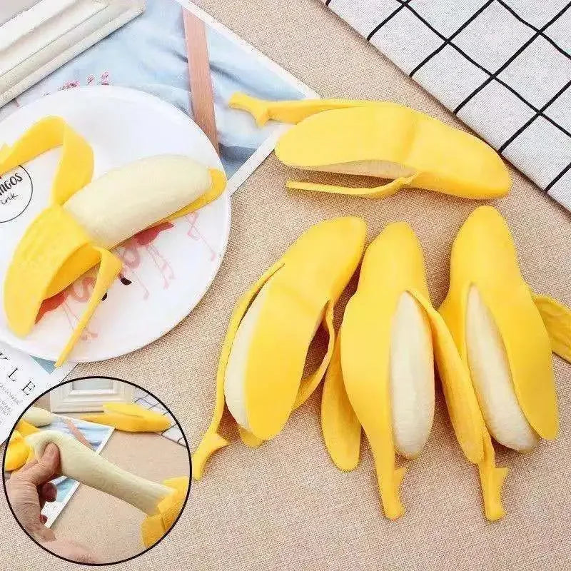 Soft Fruit Squishy Stress Relief Toy Set | Fidget Sensory Squeeze