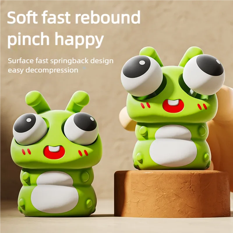 Cartoon Animal Squishy Toy | Pop Eye Stress Relief Fidget