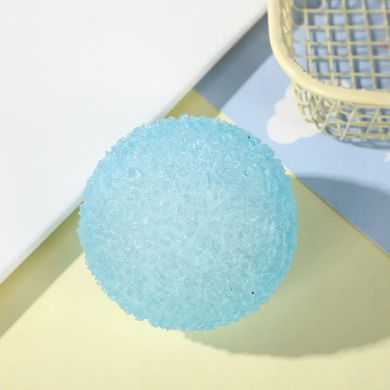 Ice Ball Maltose Squishy Toy | Blue Mochi Sensory Fidget for Stress Relief