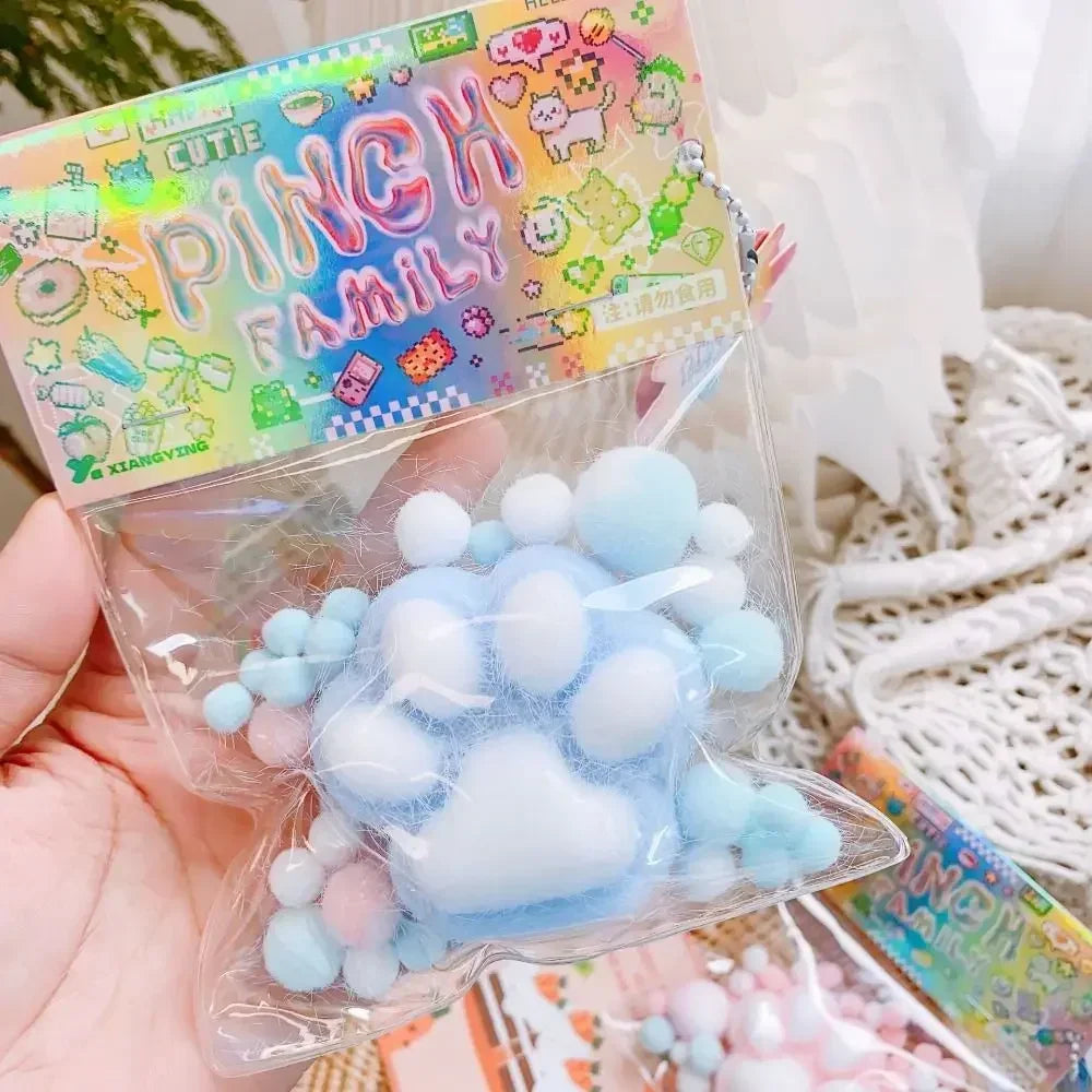 Squeeze Cat Paw Toys | Cute Soft Stress Relief Squishy Toy