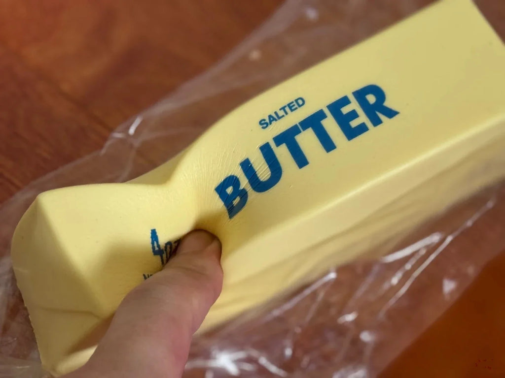 Antistress Butter Stick Squishy | Slow Rising Cheese Stick Prank Toy