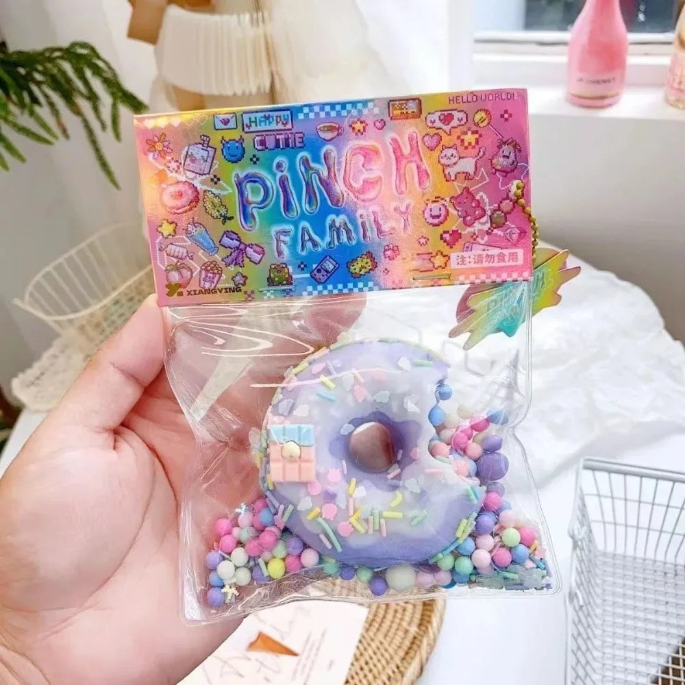 Kawaii Squishy Food Toys | Stress Relief Fidget Donuts Waffle Cake