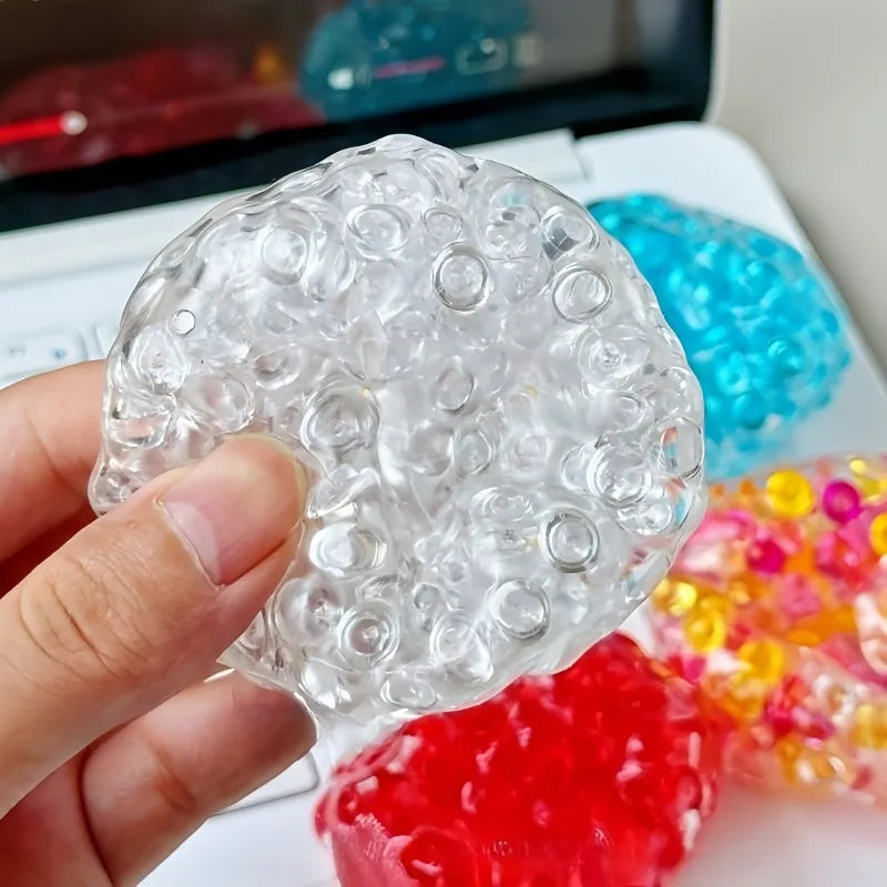 Squishy Balls Ice Beads Squeeze Toy | Super Soft Mochi Fidget Stress Relief Gift