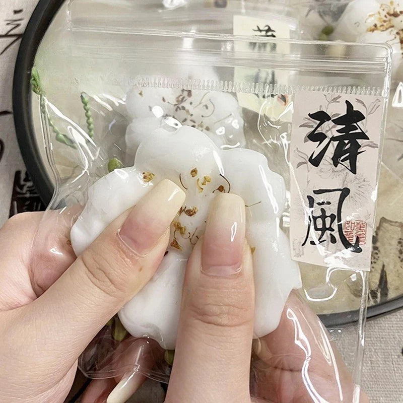 Cute Simulation Flower Cake Squishy Toy | Stress Relief Mochi Pinching Toy