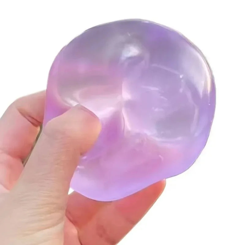 Transparent Mochi Squishy Toy | Coconut Oil Maltose Sensory Fidget for Adults