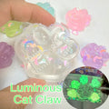 Glow-in-the-Dark Cat Paw Stress Toy | Squishy Squeeze Relief for Adults & Kids