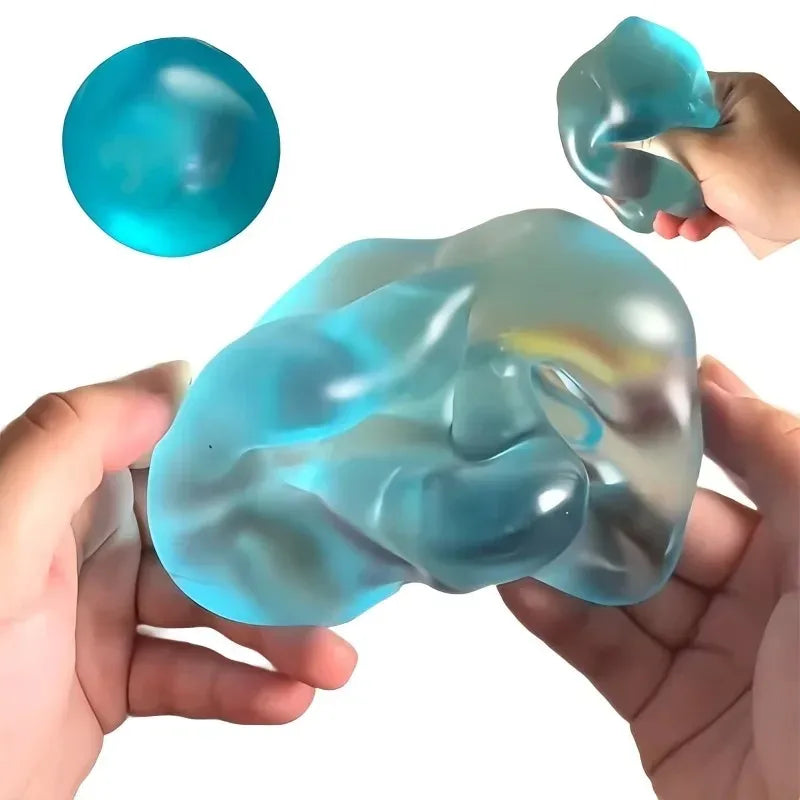 Blue Maltose Squishy Toy | Slow Rebound Sensory Fidget for Stress Relief