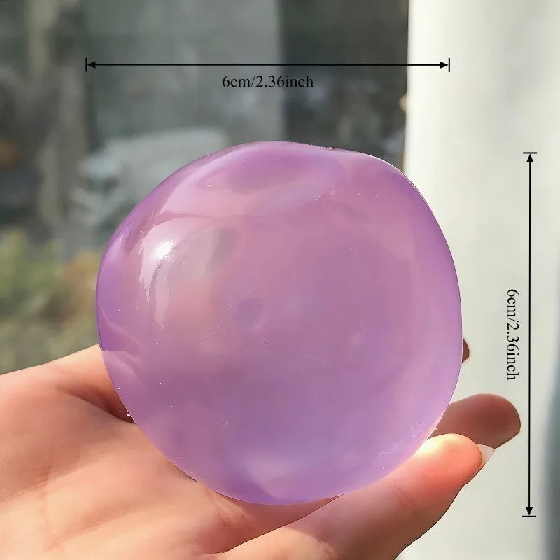 Transparent Mochi Squishy Toy | Coconut Oil Maltose Sensory Fidget for Adults