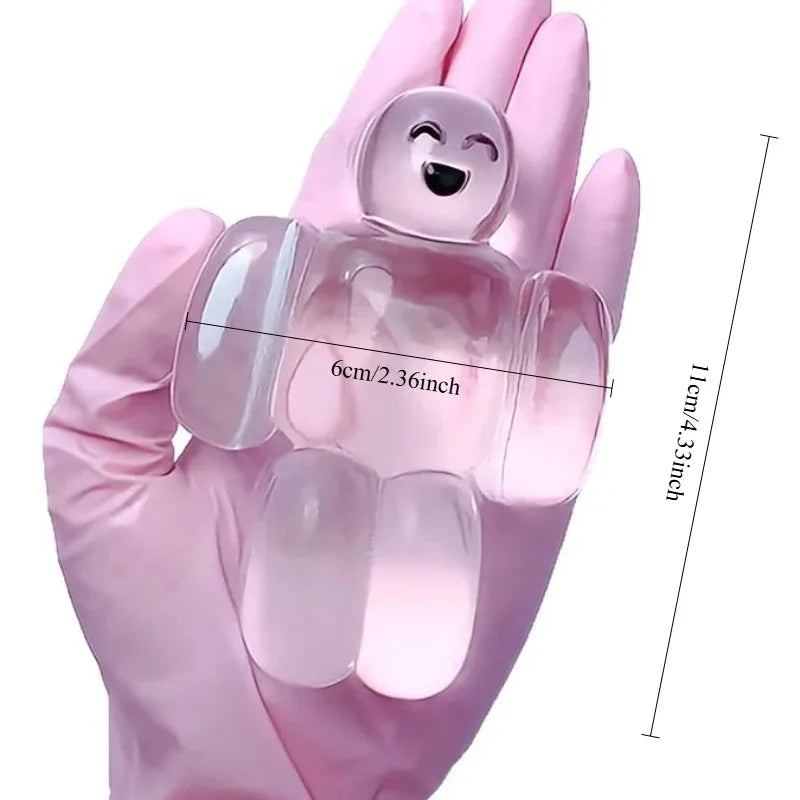 Transparent Jelly Robot Squishy Toy | Super Soft Slow Rebound Water Sense Stress Reliever