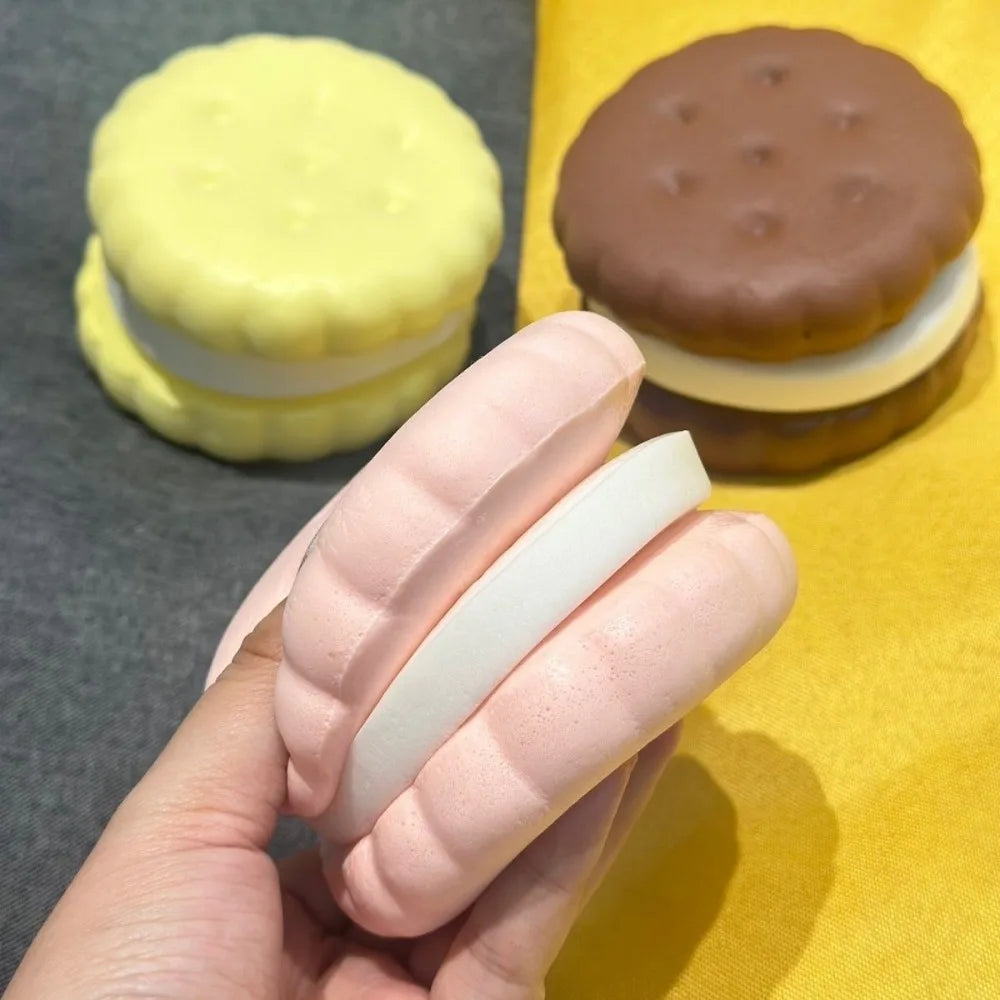 Squishy Simulated Cake Squeeze Toy | Slow Rising Stress Relief Sensory Fidget for Anxiety ADHD Autism