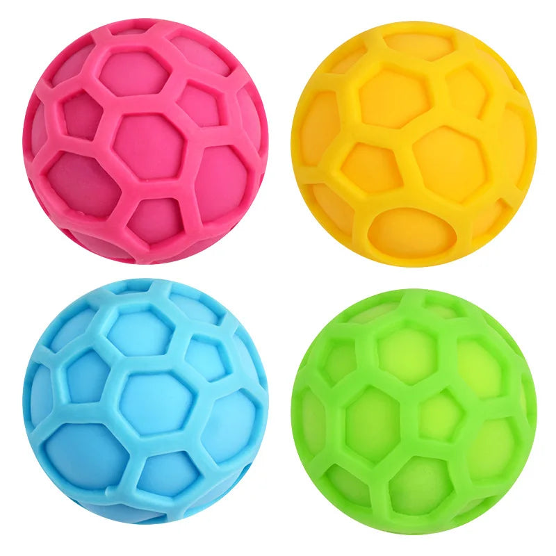 Tennis Ball Squishy Stress Toy | Colorful Kneading Dough Stress Reliever