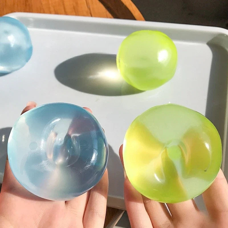 Transparent Mochi Squishy Toy | Coconut Oil Maltose Sensory Fidget for Adults