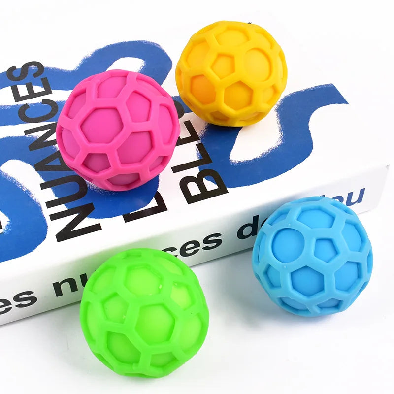 Tennis Ball Squishy Stress Toy | Colorful Kneading Dough Stress Reliever