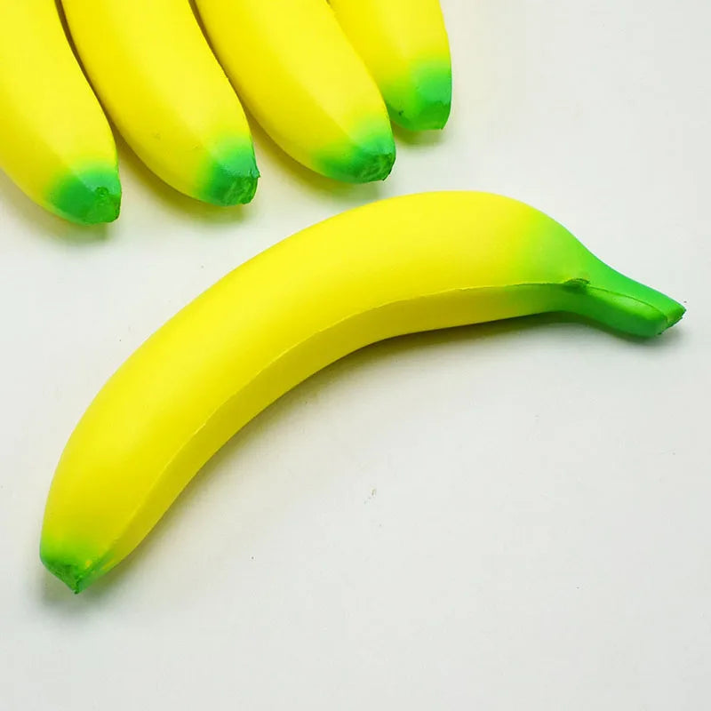 Jumbo Squishy Banana Stress Toy | Slow Rising Anti-Stress Fruit Squeeze