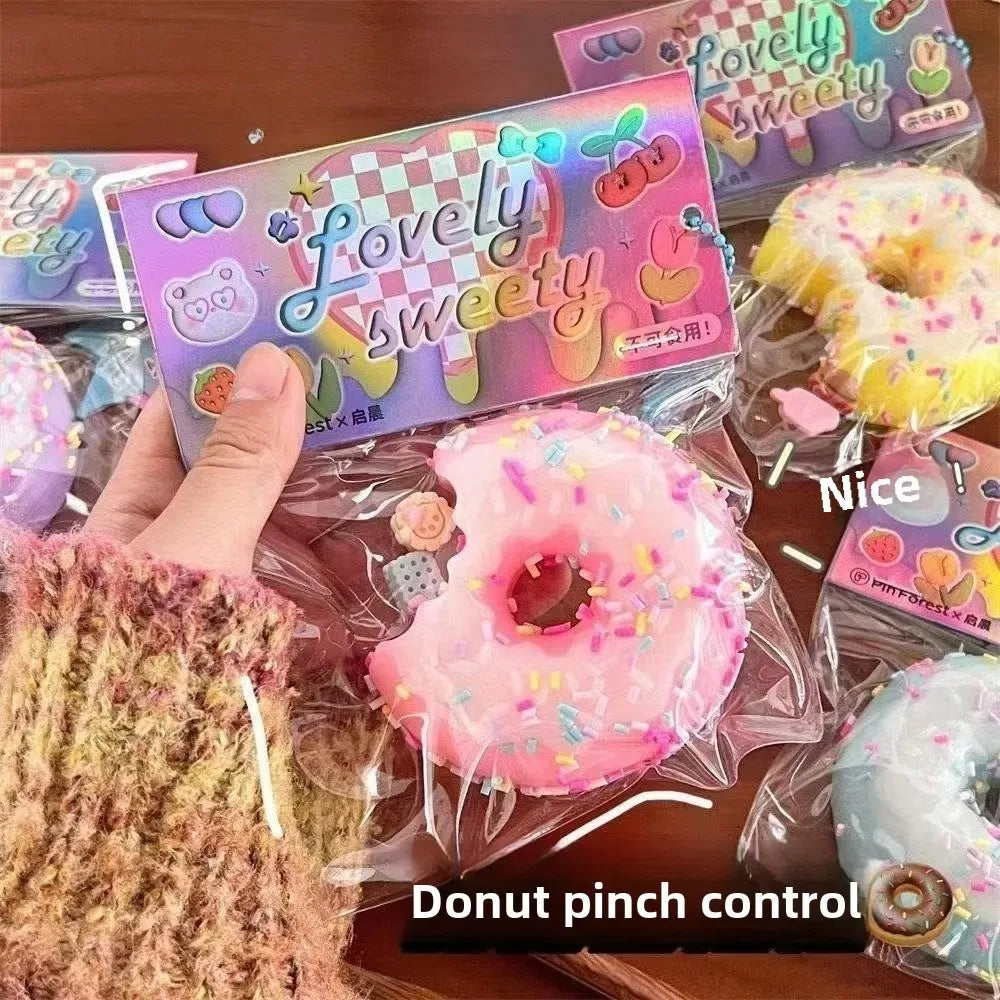 Kawaii Squishy Food Toys | Stress Relief Fidget Donuts Waffle Cake