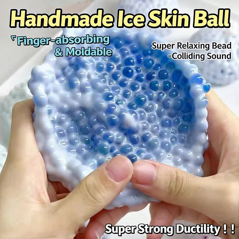 Crunchy Squishies Stress Ball | Sand Filled Desk Fidget Toy