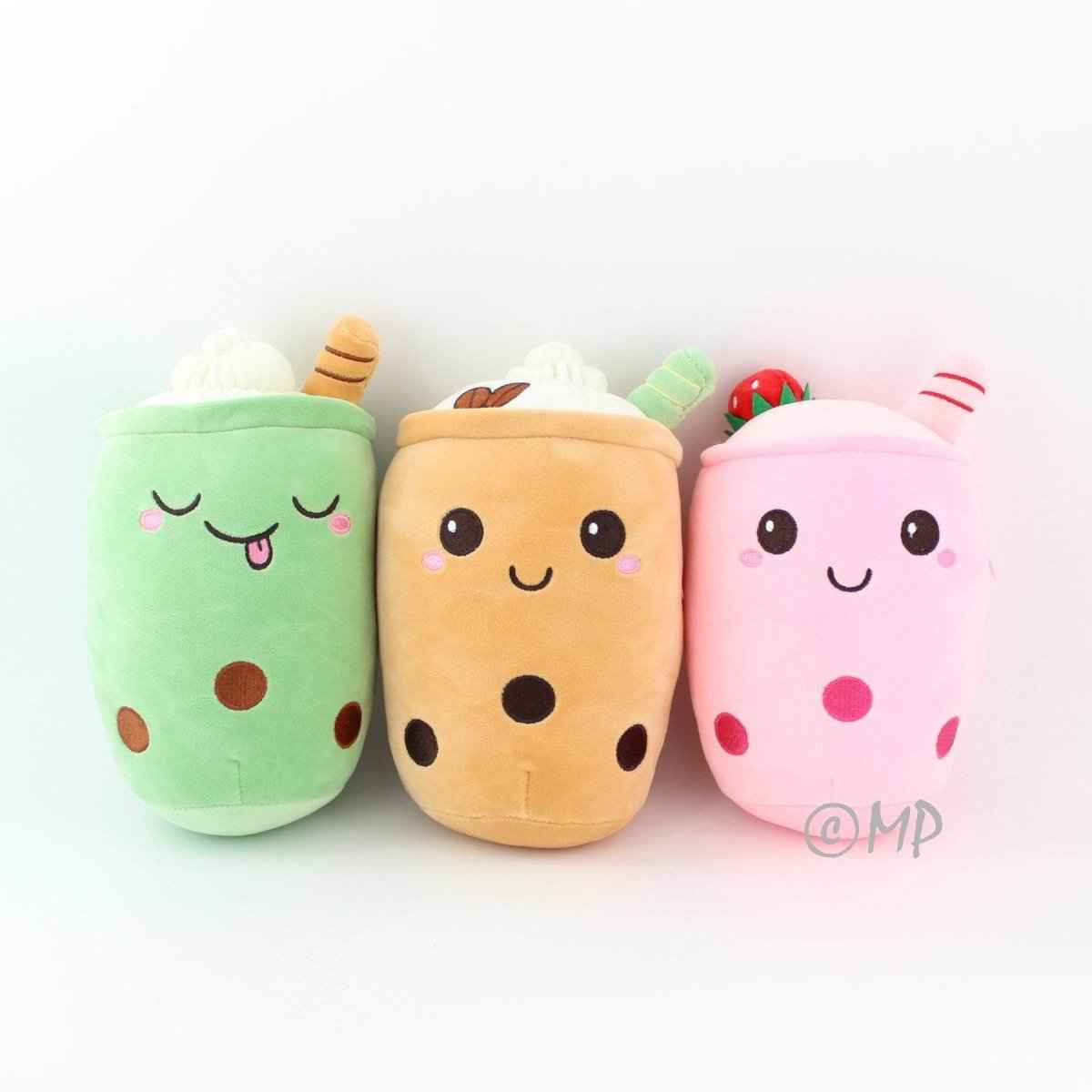 Boba Stuffed Animal, Bubble Tea Toy, Ultra Soft Spandex Fabric, 25cm 35cm Kawaii Figure, Cute Room Decor For Her