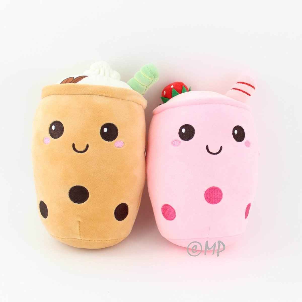 Boba Stuffed Animal, Bubble Tea Toy, Ultra Soft Spandex Fabric, 25cm 35cm Kawaii Figure, Cute Room Decor For Her