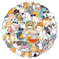 Cat Stickers – 50 Waterproof Vinyl Decals for All Surfaces