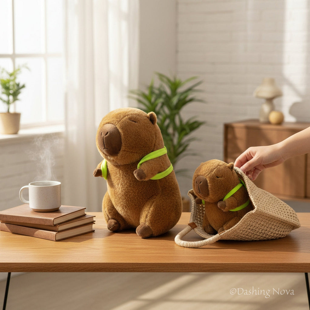Super Soft Capybara Stuffed Animal Premium Plush Fabric Kids Cute Toy