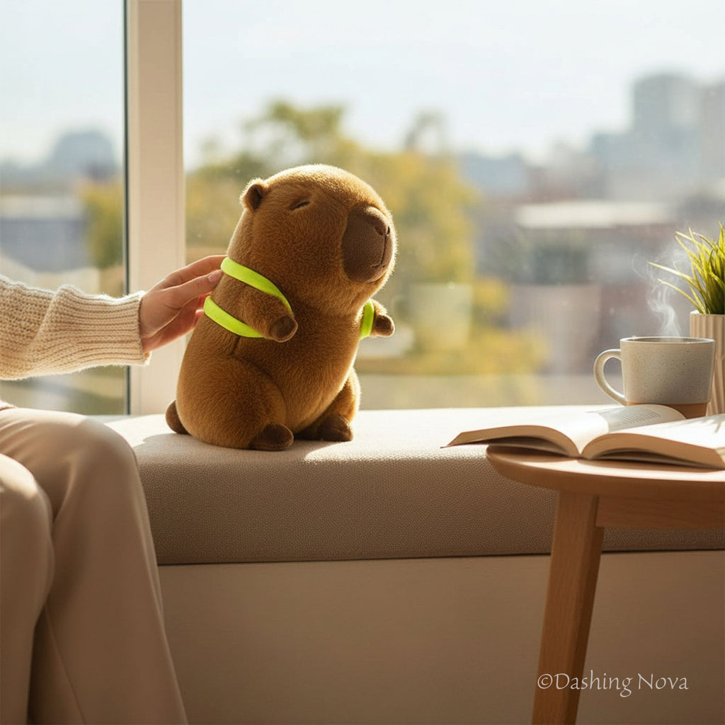 Super Soft Capybara Stuffed Animal Premium Plush Fabric Kids Cute Toy