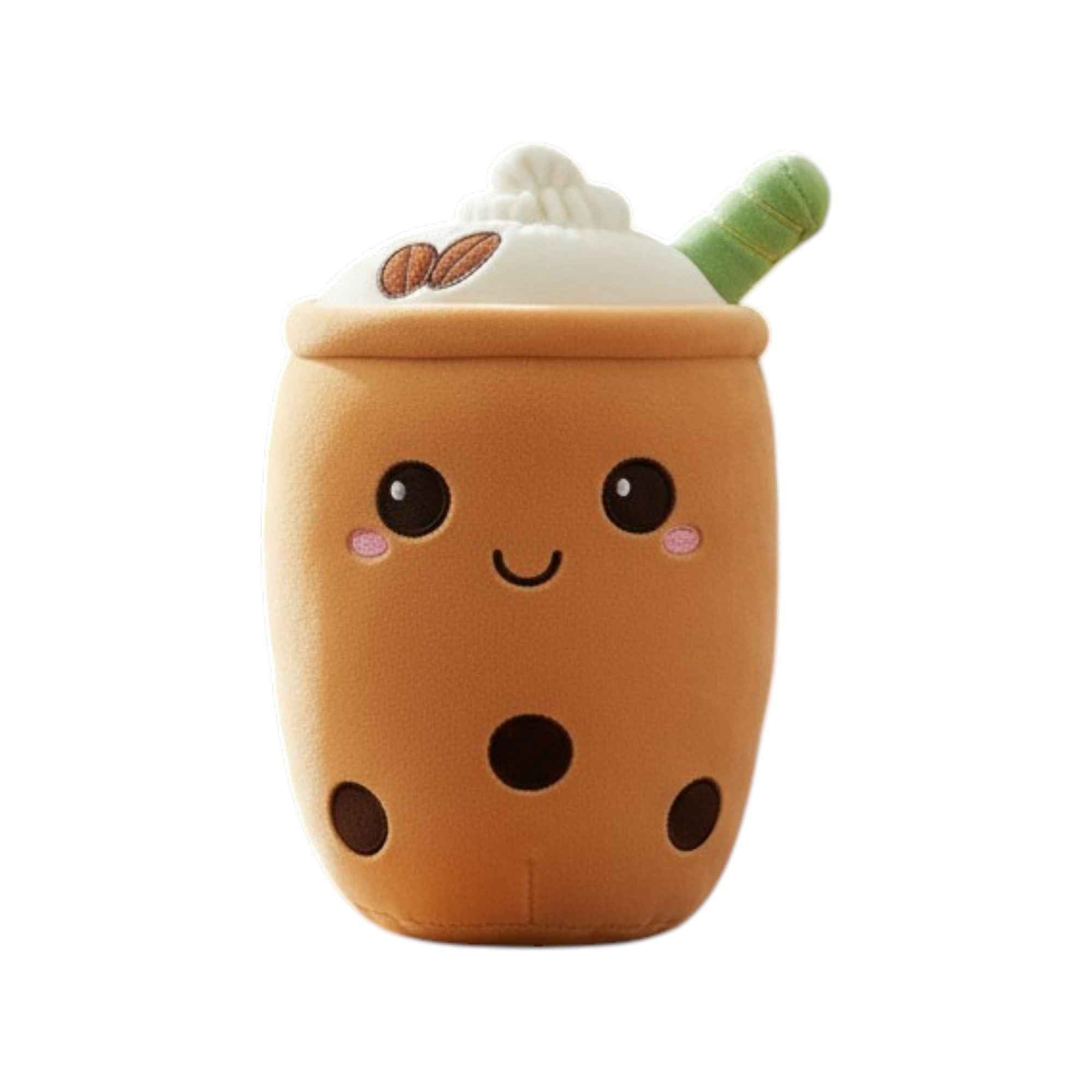 Boba Stuffed Animal, Bubble Tea Toy, Kawaii Novelty Figure, Cute Room Decor Desk Accessory For Kids