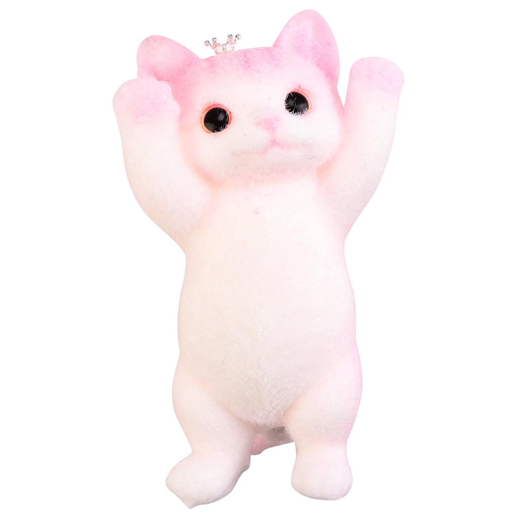 Cute Cat DIY Squeeze Toy Cat Squeeze Toys Cat Squishies Stress Ball Cat Squishy 8 Inch Cat Squeeze ToysSimulation Cats Doll Toys Cute Kitty Toys (Pink)