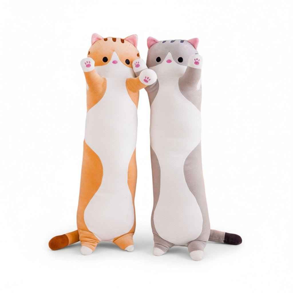 Long Cat Plush Pillow – 26" Soft Cuddly Gift for Kids
