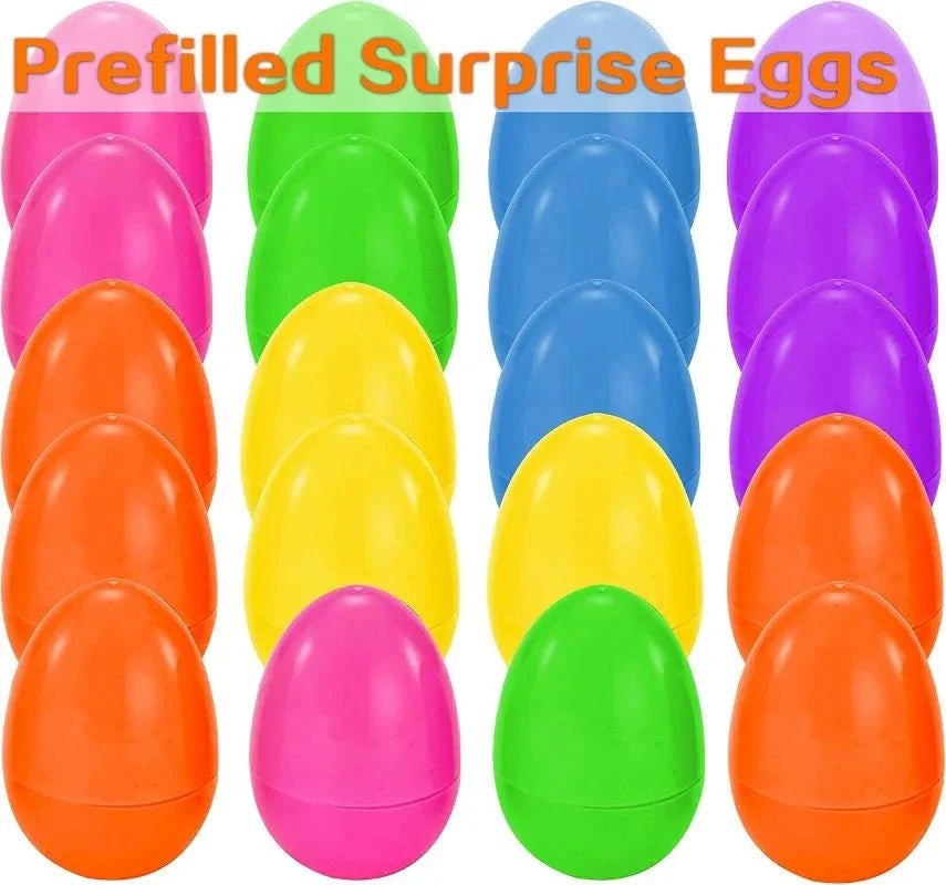 Mochi Squishy Toy Filled Easter Eggs | Mystery Animal Stress Relief Toys for Kids and Adults