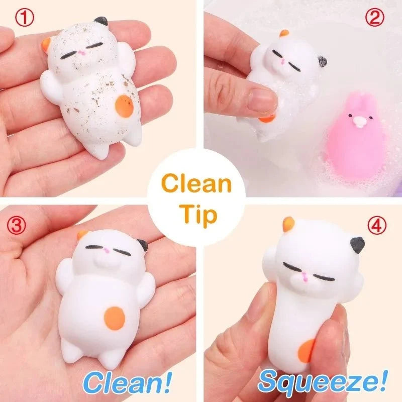 Mochi Squishy Toy Filled Easter Eggs | Mystery Animal Stress Relief Toys for Kids and Adults