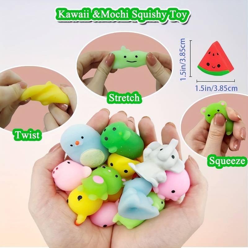 Mochi Squish Pets 1.5" (20-Pack)
