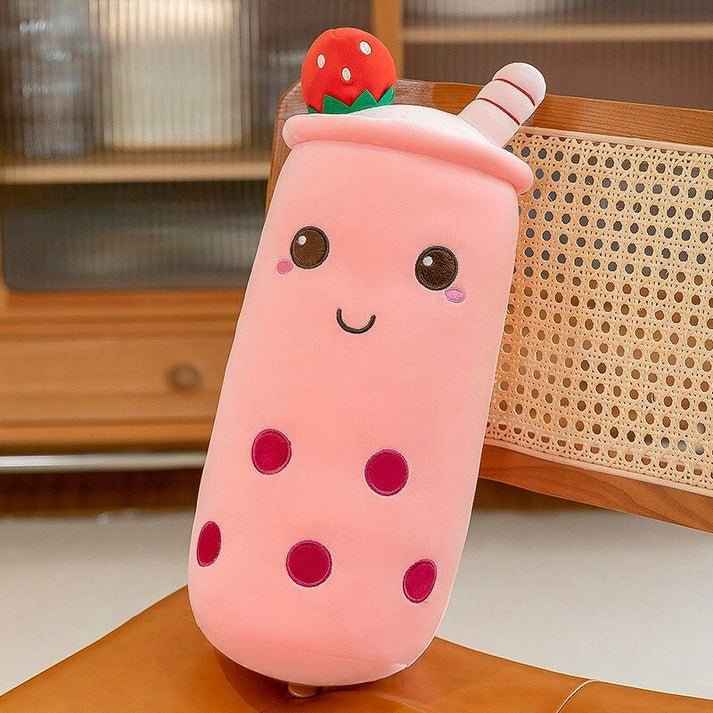 Boba Stuffed Animal, Bubble Tea Toy, Ultra Soft Spandex Fabric, 25cm 35cm Kawaii Figure, Cute Room Decor For Her